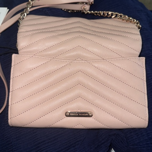 Rebecca Minkoff dusty pink with Rose good chain and leather strap. - Picture 9 of 12